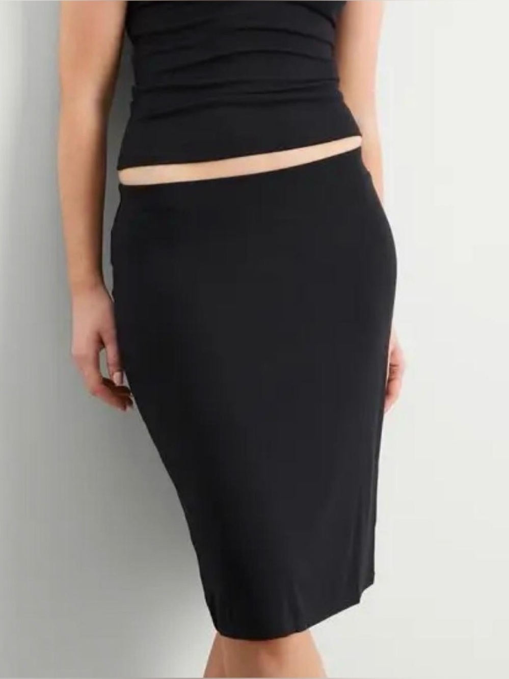 SKIMS Smooth Lounge Skirt | Obsidian | S | NWT 🏷️